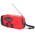 thumbnail image 1 of Radio Solaire à Manivelle avec Lampe de Poche LED Portable FM AM WB USB Radio pour Prévention des Catastrophes d'Urgence Rouge Américain, 1 of 5