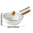 thumbnail image 3 of Lightweight Ceramic Nonstick Frying Pan Skillet for Sauteing Eggs Omelets Chef Grade Kitchen Utensil With Superior Heat Distribution Easy Clean Induction Compatible Cooking Utensils, 3 of 6