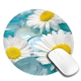 thumbnail image 2 of Disketp Daisy Flowers Small Mouse Pad 7.9x7.9 Inches,Washable Round Mousepad For Office Laptop Computer,Non-Slip Rubber Base Mouse Pads For Wireless Mouse, 2 of 8