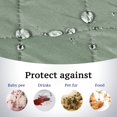 thumbnail image 4 of Pet Sofa Cover Non-Slip Elastic Band Waterproof Sofa Cover (Futon, Sage/Beige), 4 of 6