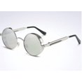thumbnail image 2 of Round Frame Metal Sunglasses with UV Protection for Round, Long, Square, and Oval Faces, 2 of 2
