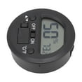 thumbnail image 2 of Temperature Humidity Meter Portable Round Embedded Electronic Digital Display Temperature Humidity Gauge, 2 of 9