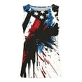 thumbnail image 4 of Cmfcve Men's Independence Day Tank Top Printed Pullover Patriotic Vest Sleeveless Round Neck Fitness Undershirt, 4 of 5
