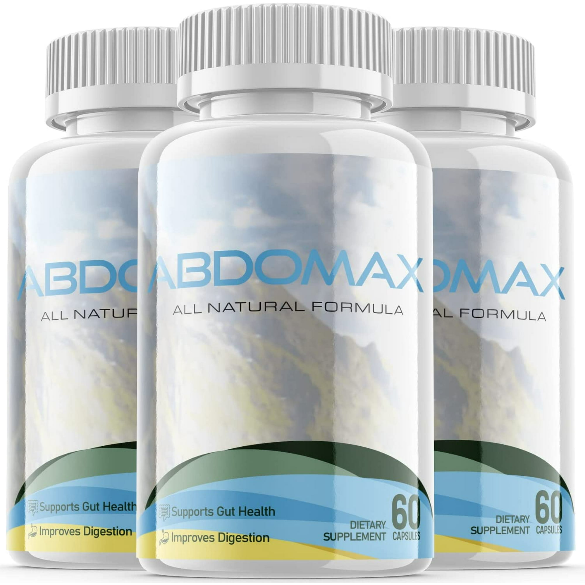 (3 Pack) Abdomax - Dietary Supplement for Digestion and Healthy Gut - Pills for Immune System, Digestive Function, Healthy Stomach, Reduces Bloat - 180 Capsules
