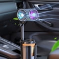 thumbnail image 4 of 12V/24V 2 in 1 Car Fan Light with Cup Holder Light Car Cup Holder Expander, 4 of 7