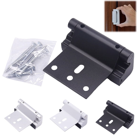 Virenlux Home Security Door Lock Heavy Duty Aluminum Alloy Door Reinforcement Lock 800lbs Anti-Kick Safety Lock Childproof Easy Install Security Door Lock for Inward Opening Front & Interior Doors