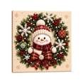 thumbnail image 2 of 5D DIY Christmas Pearl Art Kit with Frame, Snowman Design Diamond Bead Painting Project, Creative Xmas Craft Gift for Adults Home Wall Display, 2 of 5