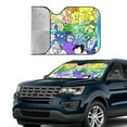 thumbnail image 4 of Battle For Dream Island Bfdi Car Windshield Sun Shade Auto Front Window Sunshade Cover Block Uv Rays Sun Visor Protector Car Accessories For Car Truck Suv Medium, 4 of 9