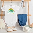 thumbnail image 3 of St Patricks Day Irish Rainbow Clover Bodysuit Jumper Girls Infant Baby Brisco Brands 18M, 3 of 6