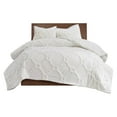 thumbnail image 5 of Bed Sets King/Cal King 3 Piece Tufted Cotton Chenille Geometric Duvet Cover Set,Comforter Sets, 5 of 10