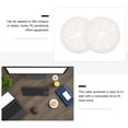 thumbnail image 4 of Miangastore Desktop Plastic Hole Rings White 10Pcs 2.4x2.4x0.4In, 4 of 8
