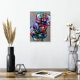 thumbnail image 2 of Elephant Stock Abstract Orchid Wall Art - Vertical Canvas Wall Art - Living Room Wall Decor - Floral And Botanical Canvas - Gray And Black Decor - 8" x 12", 2 of 8