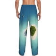 thumbnail image 3 of Daiia Paradise Island Men's Sleep Pant with Pockets and Drawstring,Pajama Pants-X-Large, 3 of 9