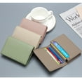 thumbnail image 5 of TAZAG Men and women's multi-function business card bag business casual top layer cowhide card bag business card holder creative coupon storage wallet, 5 of 8