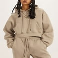thumbnail image 4 of MesaSe Sweat à Capuche à Manches Longues pour Femmes, 4 of 9