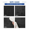 thumbnail image 5 of DWCN Plastic Tablecloth 100% Waterproof Oil Spill Proof Round Table Cloth Protector Viny Plastic Cover for Dining BBQ Picnic Birthday Wedding Parties Table Heavy Duty, Black, 50 Round Inch, 5 of 7