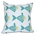 thumbnail image 2 of Simply Daisy 16" x 16" Fish Tales Animal Print Pillow, 2 of 2
