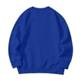 thumbnail image 3 of Abcomgle Girls Sweatshirt Size 10-12 Cute Crewneck Long Sleeve Girls Pullover Sweatshirt Fashion Solid Color Sweaters for Teen Girls Fleece Fall School Clothes for Teen Girls, 3 of 5