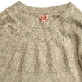 thumbnail image 2 of Evri Womens Plus Size Soft Beige Speckled Pull-Over Sweater 1X, 2 of 2