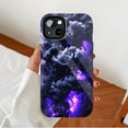thumbnail image 2 of Purple Smoke Art iPhone Case for Art Lovers & Aesthetic Enthusiasts Compatible with iPhone 11/12/13/14/15/16 (Pro Max/Plus), 2 of 9