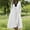 White plus size maxi dress a1, variant on Uscallm Women Plus Size V Neck Long Sleeve Flowy A-Line Maxi Dress Casual Loose Solid Boho Travel Dresses, Yellow S