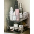 thumbnail image 6 of OnDisplay 2-Tier Deluxe Tiered Acrylic Cosmetic/Bath/Pantry/Fridge Drawer Organizer w/Dividers (Set of 2), 6 of 7