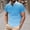 #1 Gradient_Sky Blue, variant on Men's Gradient Dot Print Golf Polo Shirt Short Sleeve Lapel Collar Button Placket Color Block Loose Fit Moisture Wicking Summer Tops