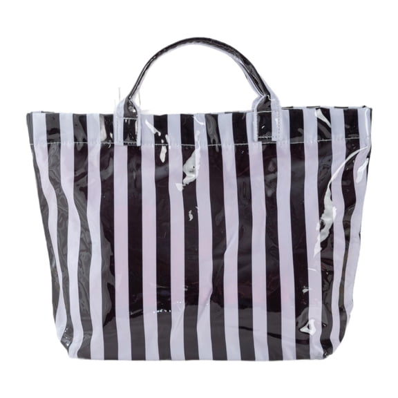 Dickly Beach Case Hobo Purse Waterproof Nurse Shoulder Handbag for Shopping Errands Gym Black White