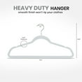 thumbnail image 5 of IR Imperial Rooms Velvet Hanger for Clothes Non-Slip Slim Pant & Skirt Hanger Ivory 30 Pack, 5 of 19