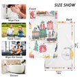 thumbnail image 6 of Yayeee 100% Cotton Hand Towels for Bathroom 16" x 28" Soft Absorbent Kitchen Towel, Christmas Train, 6 of 7
