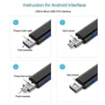 thumbnail image 4 of Lector de tarjetas de memoria OTG multifunción 5 en 1 USB 2.0 tipo C/USB/Micro USB/TF/SD, accesorios para teléfonos móviles, 4 of 5