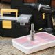thumbnail image 4 of Ice Auger Drill Adapter Fits Drill Cinchhuck: 1/2 Plus And 1/4 Inch Hole For 1/4 Inch-20 Wing Bolts, 4 of 5