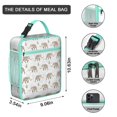 thumbnail image 3 of Elephant Insulated Lunch Bag Box Teen Reusable Lunch Bag Lightweight Cooler Tote Bag Work Beach, 3 of 6