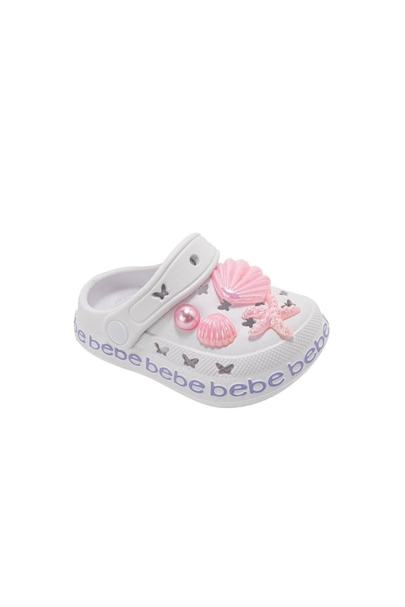 Toddler Girls EVA Clogs  Lightweight Slip-On Shoes with Charms