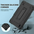 thumbnail image 6 of Kebiory for Walmart Onn 8 inch Tablet Case Gen 4 2024 Model,Heavy Duty Kids Friendly Shockproof with Shoulder Strap Kickstand Case for Walmart Onn 8 inch 2024 (Model:100135923) Tablet(Black), 6 of 8