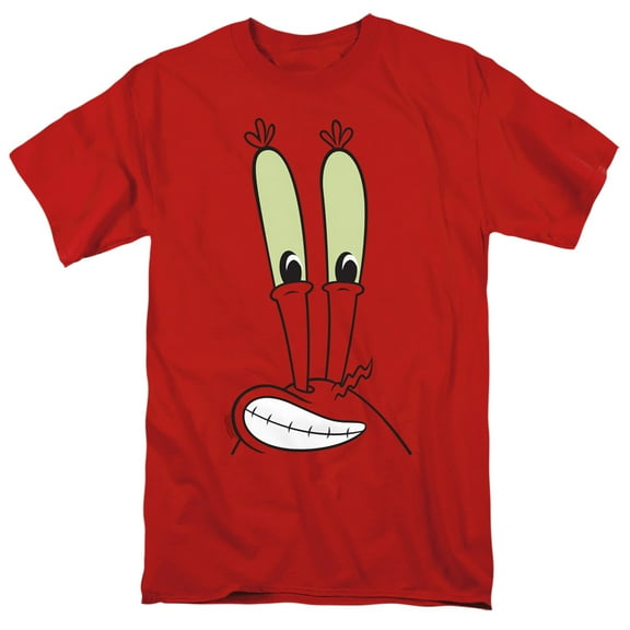Spongebob Mr. Krabs Smile Face Unisex Adult T Shirt