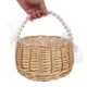 thumbnail image 5 of Hytrove Canasta Tejido De Sauce Con Asa Para Dulces O Regalos En Bodas Color Beige, 5 of 6