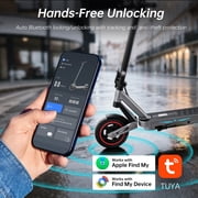 Electric Scooter for Adults - 800W Peak Motor, Max Speed 25MPH, 36V 10Ah Battery, 18 Miles Long Range, 10 Tubeless Tires, Disc Brake System, Smart App Control
