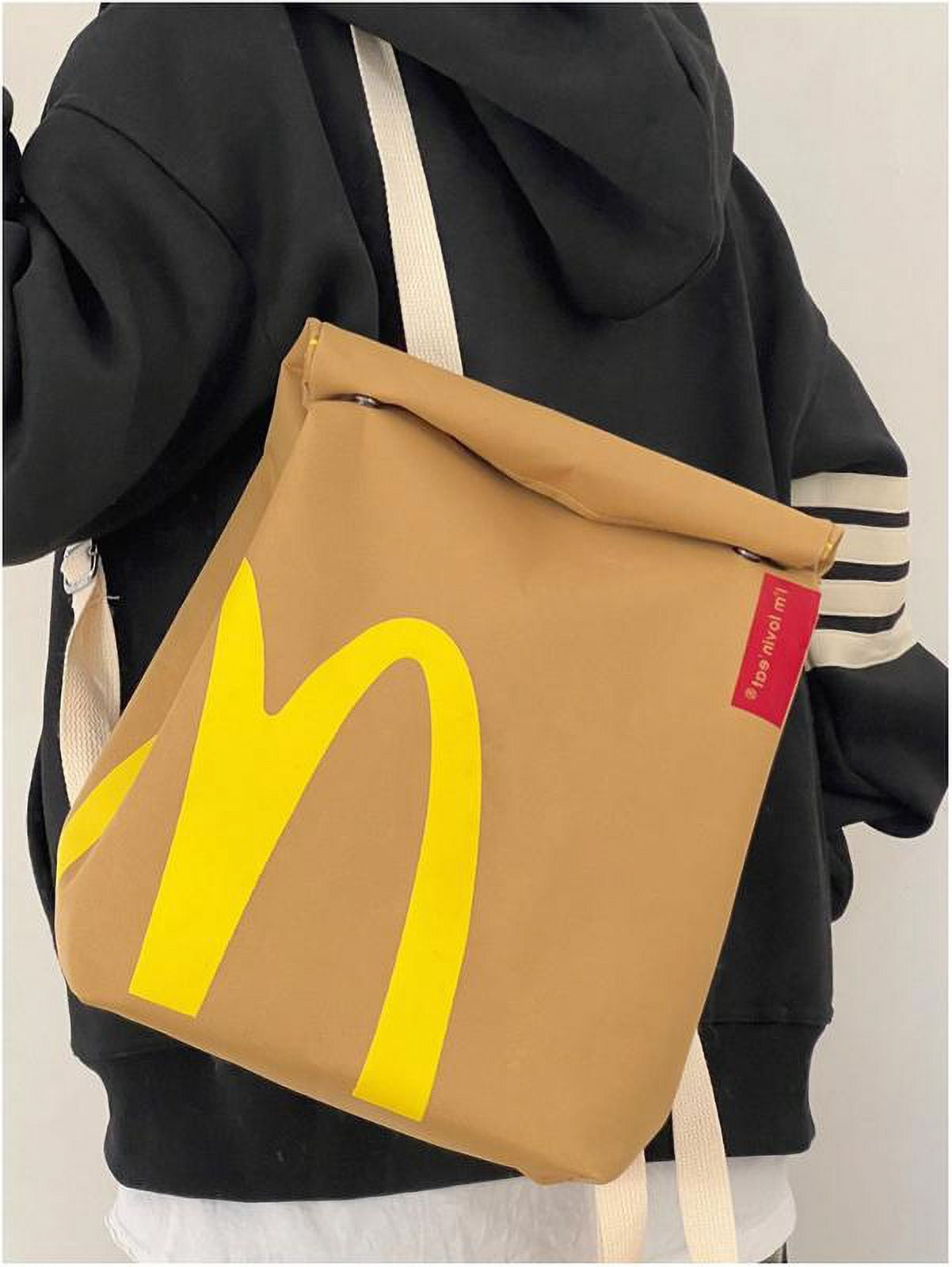 OWLCE McDonald's Backpack Lightweight Knapsack Crossbody Shoulder Bag for Women Men