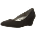 thumbnail image 2 of Bandolino Womens Franci Closed Toe Wedge Pumps, Black, Size 8.0 iSNx, 2 of 7