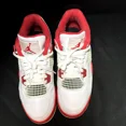 thumbnail image 4 of Ni - ke Size 7 - Ni - ke Air Jordan 4 Retro OG GS Fire Red 2020 Men's Shoes, 4 of 5
