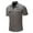 Gray, variant on gakvbuo Summer Shirts For Men Golf Shirts Men's Casual Sports T-shirt Lapel 3D Gradient Short-sleeved