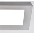 thumbnail image 3 of AFX Zurich 1-light Satin Nickel LED Linear Flush Mount, White Acrylic Shade, 3 of 3