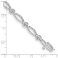 thumbnail image 4 of Primal Gold 14 Karat White Gold AAA Diamond Fancy Bracelet, 4 of 5