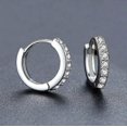 thumbnail image 1 of Earrings Hoops G23 Pure Titanium Small Huggie Earrings Hypoallergenic 18g Cartilage Hoops Piercing Jewelry for Women 2.0*8mm, 1 of 4