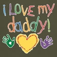 thumbnail image 3 of CafePress - I Love My Daddy Dark T Shirt - Men's Classic Graphic Cotton T-Shirt, 3 of 4