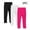 Hot Pink, variant on BRGZLK 3 Pack Girls Thin Leggings Kids Fall Solid Color Soft Comfortable Elastic Waistband Long Pants Hot Pink 3-4 Years