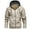 White, variant on Men's Faux Leather Jacket Waterproof Bomber Jacket Winter Fleece Vintage PU Motorcycle Jacket Zip-Up Cafe Racer Coat