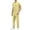 Yellow, variant on Men Scrub Set Medical Scrub Top and Pants