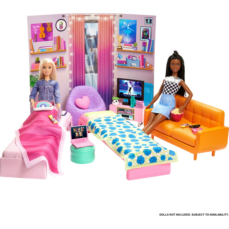 Barbie dolls. Gift boxes and bags set. LV